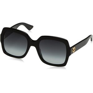 🇮🇹 Gucci square black acetate sunglasses